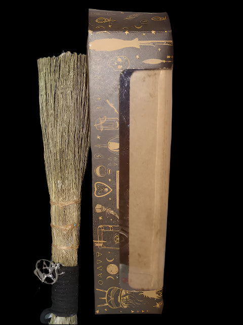 Natural Grasses, Jute and Cotton Altar Broom