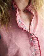 nina blouse | blush jamdani