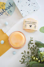 Lemon Eucalyptus Solid Conditioner Bar | Natural Hair Conditioner for All Hair Types | Vegan, Plastic-Free Hair Care