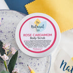 Rose & Cardamom Body Scrub 200g | Natural Exfoliating Scrub – Zoe’s May Staff Pick