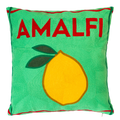 Amalfi Lemon Needlepoint Pillow