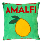 Amalfi Lemon Needlepoint Pillow