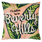 Beverly Hills Palm Needlepoint Pillow