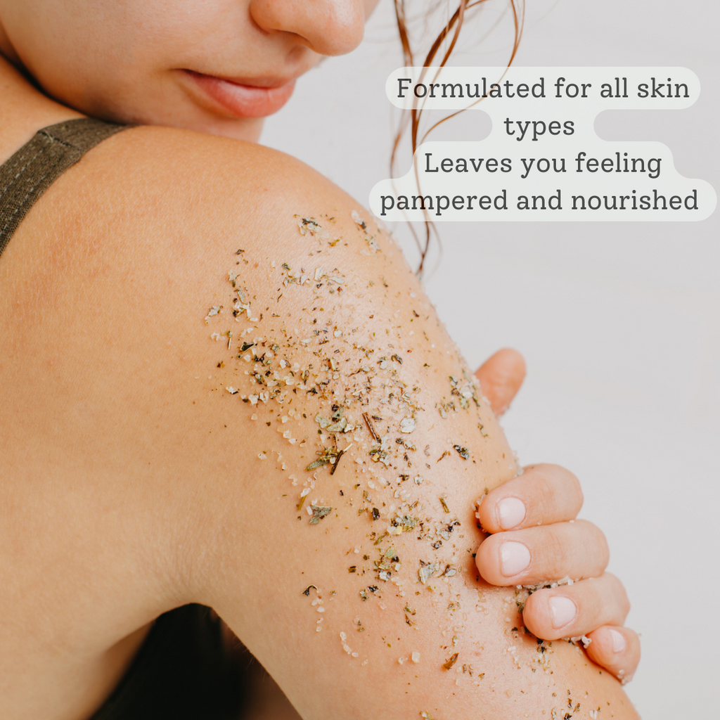 Lavender Body Scrub | Natural Exfoliating Sugar Scrub for Relaxing, Smooth Skin | Vegan, Plastic-Free Skincare | 3 Size Options
