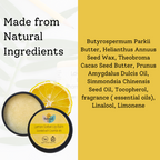 Lemon Sorbet Natural Lip Balm | Vegan, Hydrating & Nourishing | Plastic-Free, Handmade Lip Care