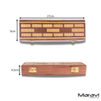 Deori Sheesham Wood Travel Cribbage Set