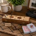 Deori Sheesham Wood Travel Cribbage Set