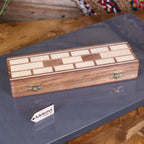 Deori Sheesham Wood Travel Cribbage Set
