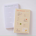 Afterglows | Food Record Memo Note Pad