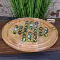 Dinod Large Wooden Solitaire Board Game Set