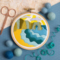 Dorset Days Landscape Mini Embroidery Kit for Beginners