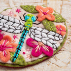 Dragonfly Felt Craft Brooch Kit for Beginners
