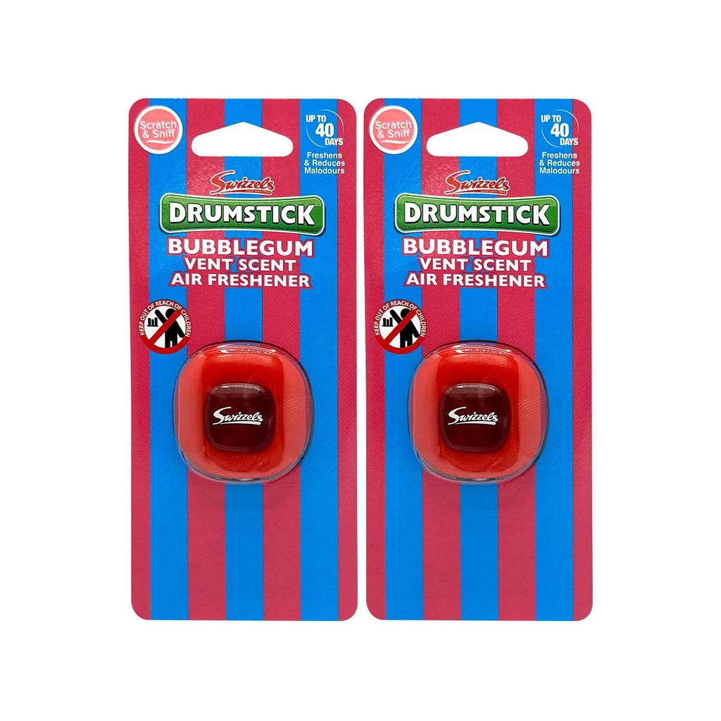 Swizzels Bubblegum Drumstick Single Vent Clip Car Air Freshener