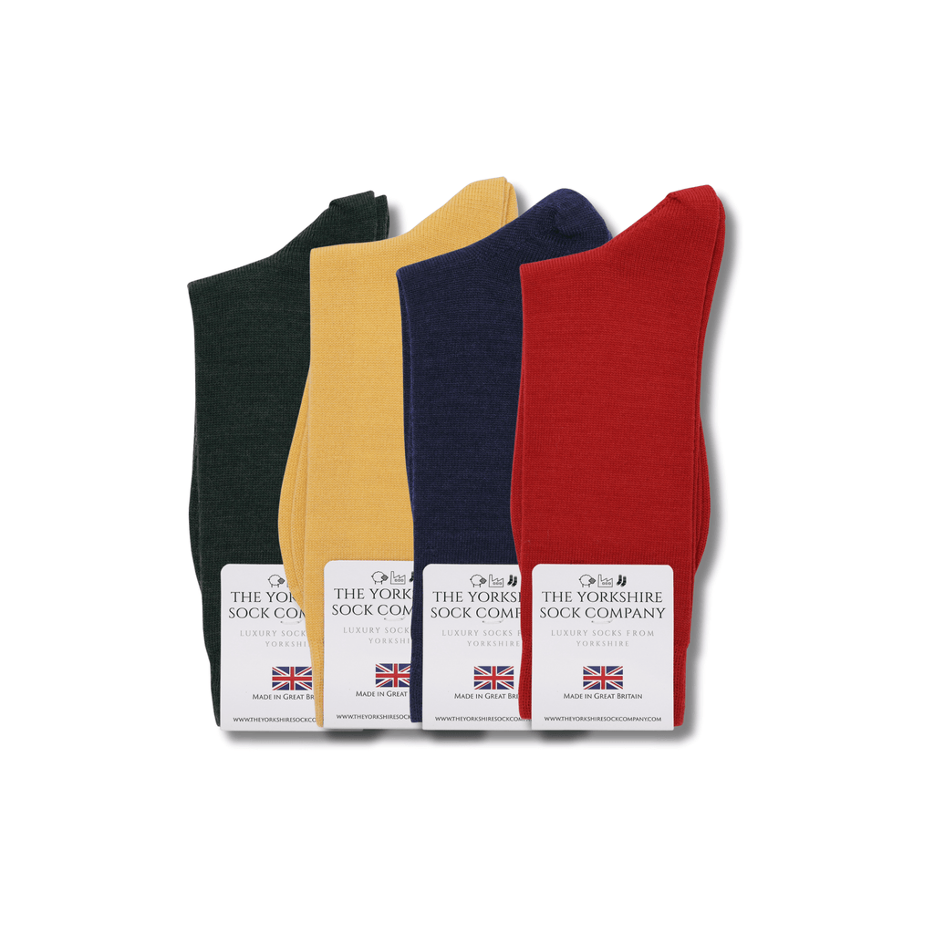 Duchy Everyday Merino Socks - 4 Pair Bundle Classic Mix Selection (£12 per pair)