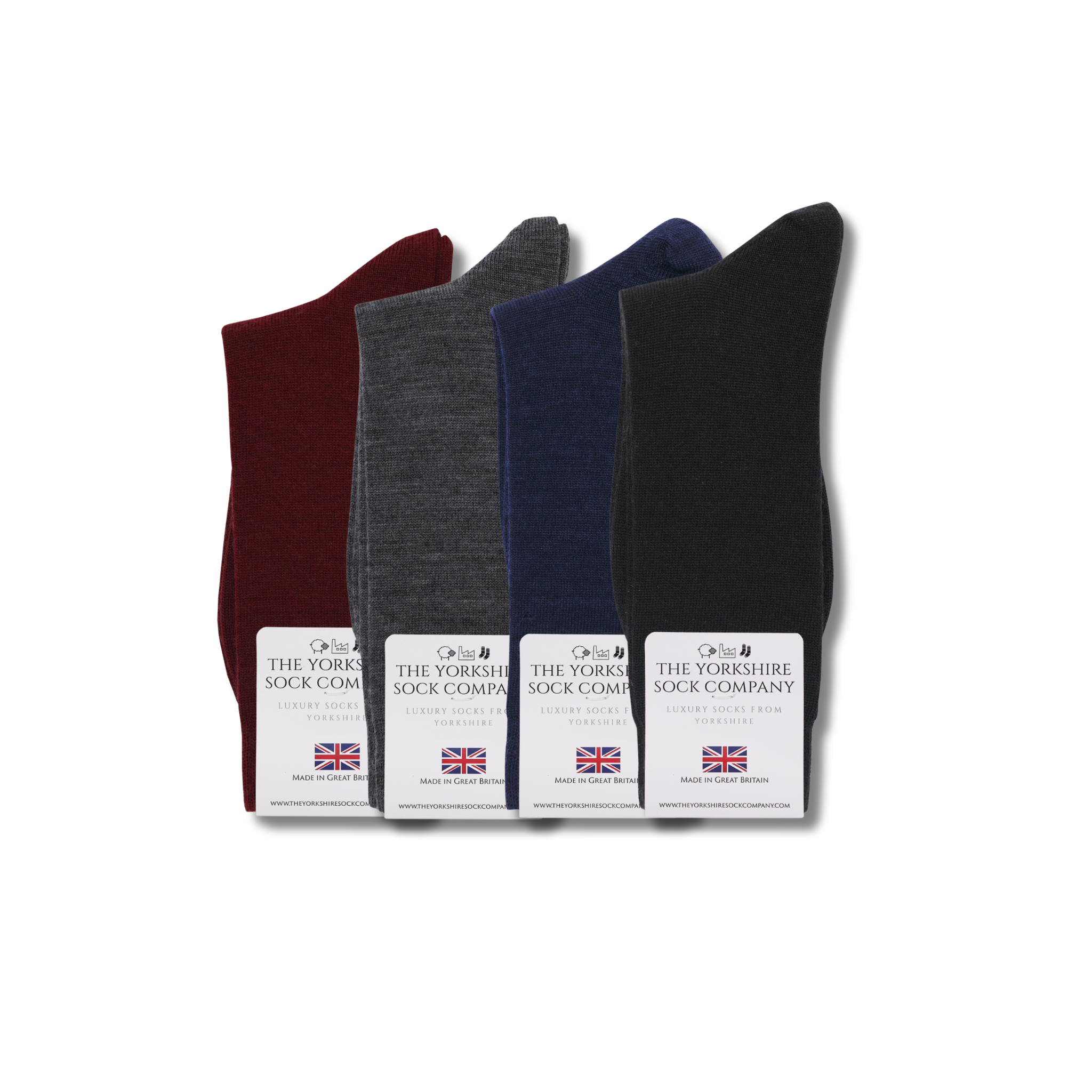 Duchy Everyday Merino Socks - 4 Pair Bundle Classic Dark Selection (£12 per pair)