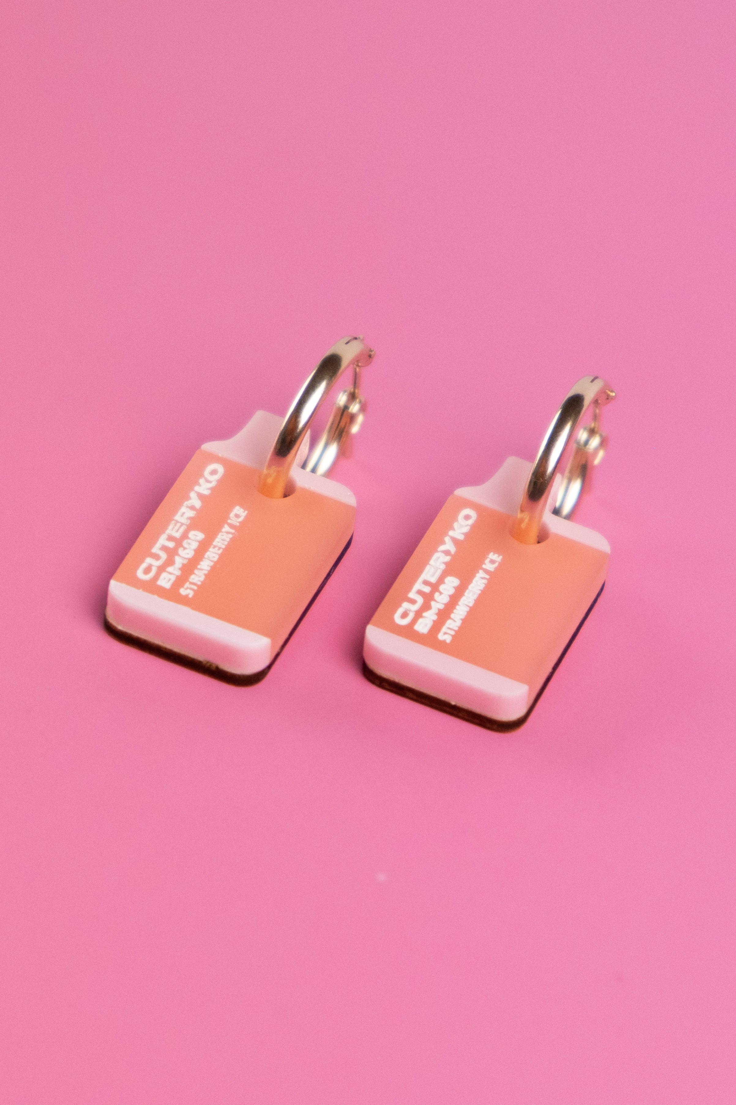 Vape Hoop Earrings