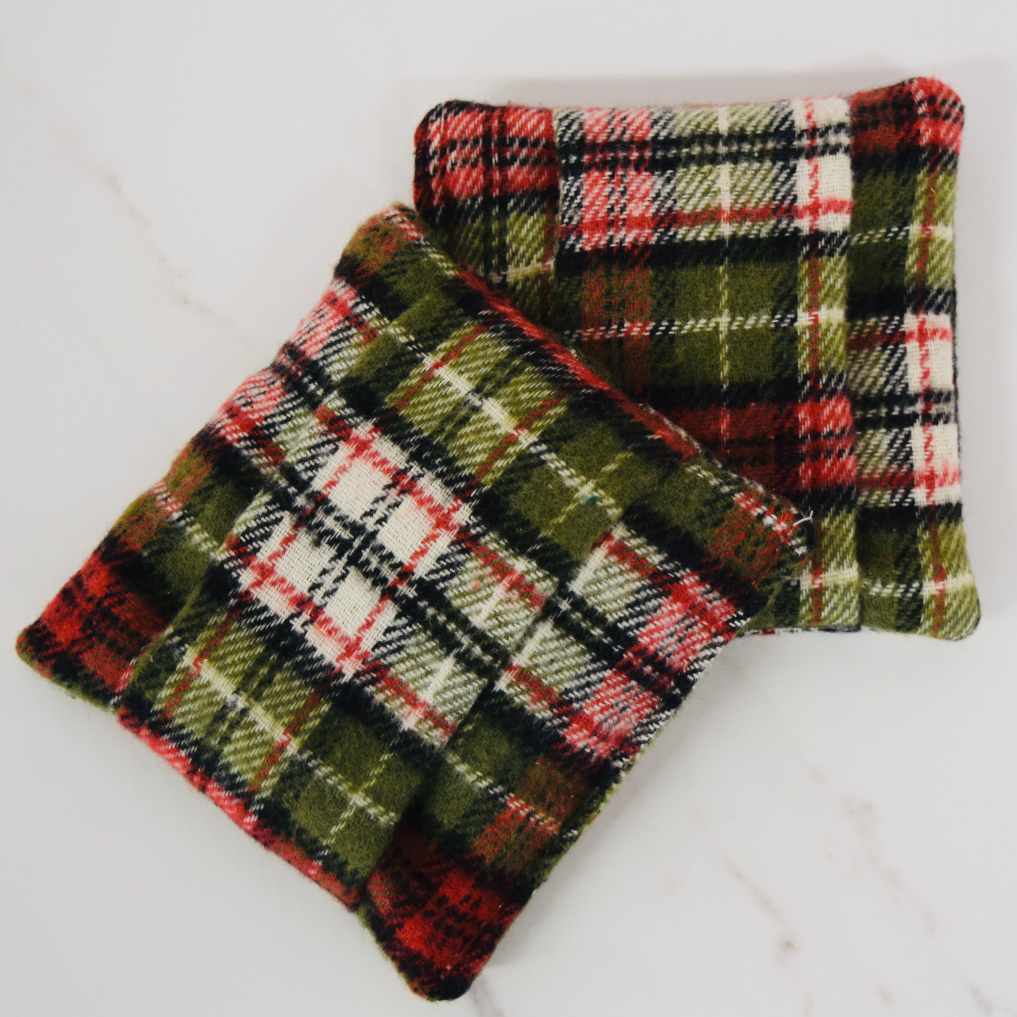 Hand Warmers – Soft Red Highland Tartan