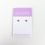 Quilt Block Wooden Earrings  - Quilting Gift