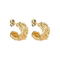 Herringbone Hoops