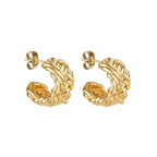 Herringbone Hoops