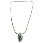 Eclipse Eye Unique Necklace – Sterling Silver & Blue Sapphire