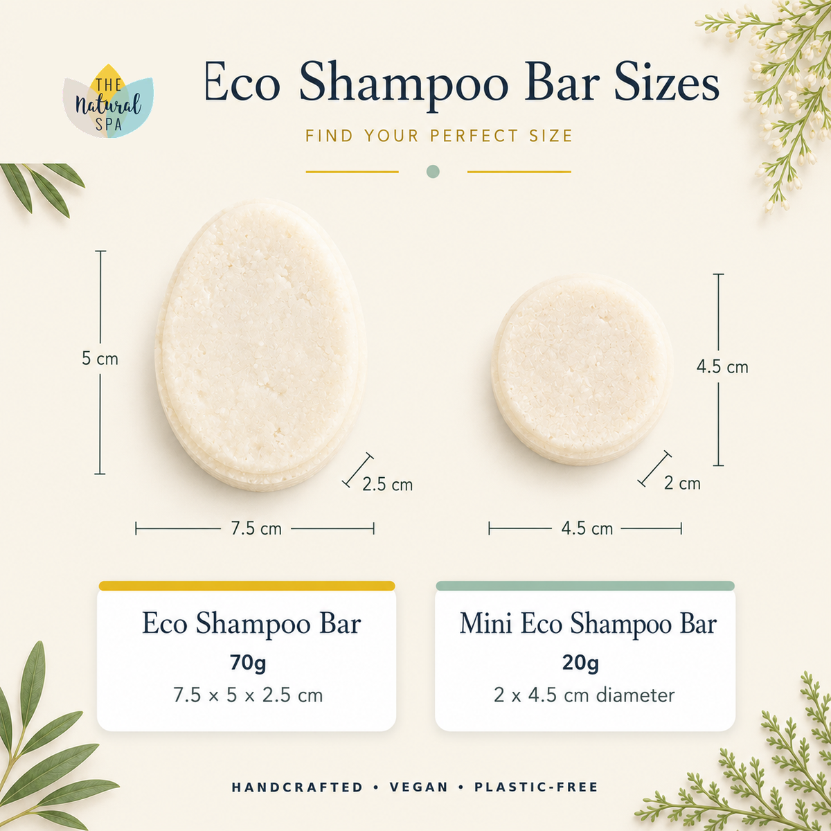Lemon Pepper Eco Shampoo Bar | Natural Hair Cleanser for All Hair Types | Plastic-Free, Vegan Hair Care | Full Size 70g & Travel Mini