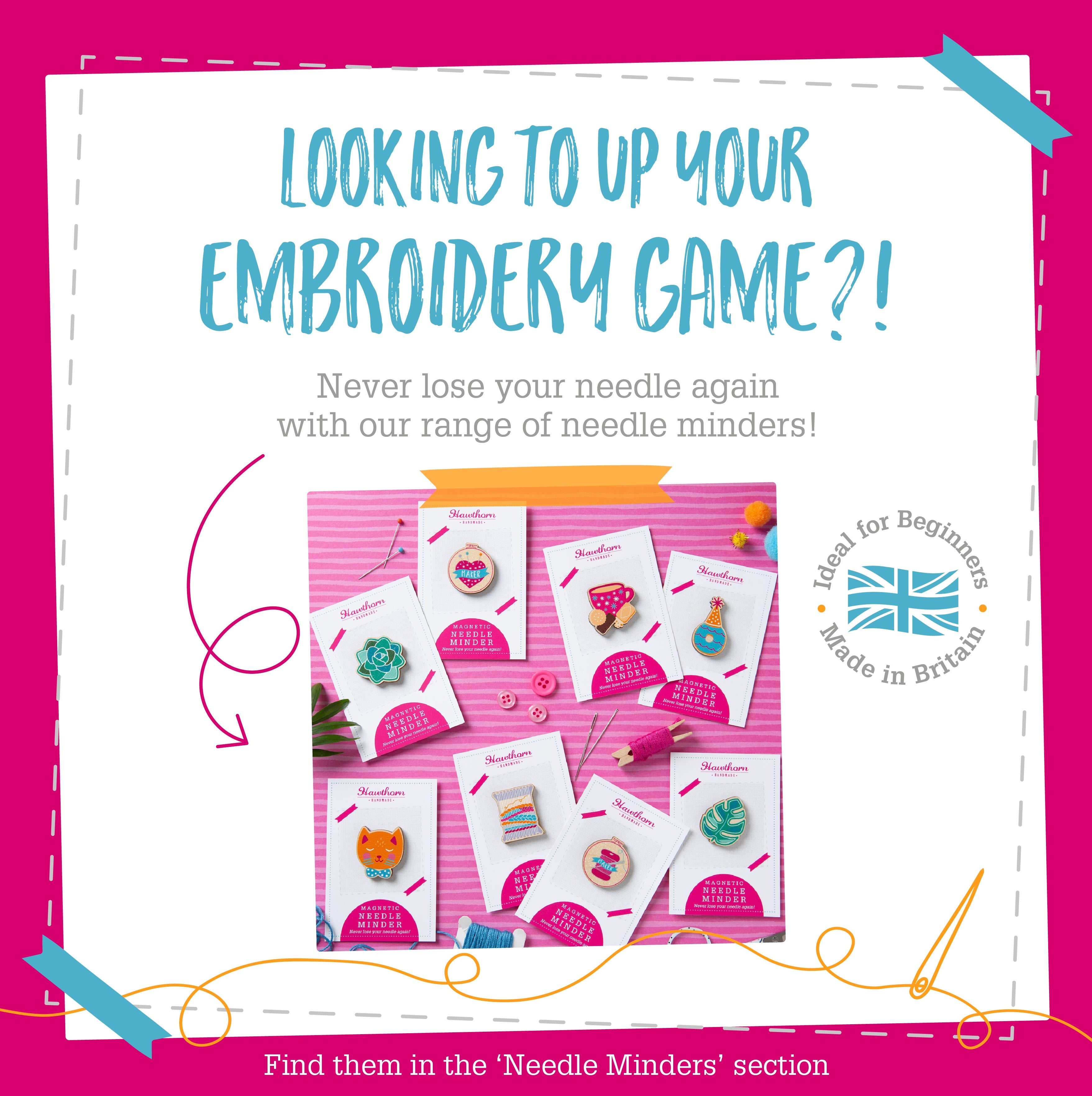 Dandy Dogs Embroidery Kit for Beginners