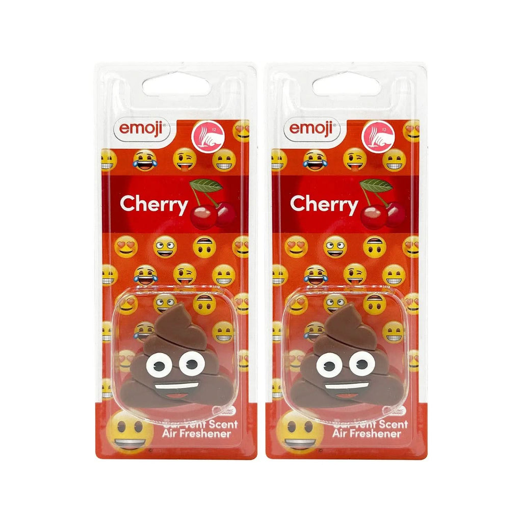 Emoji® Poo Vent Clip Car Air Freshener - Cherry Scent