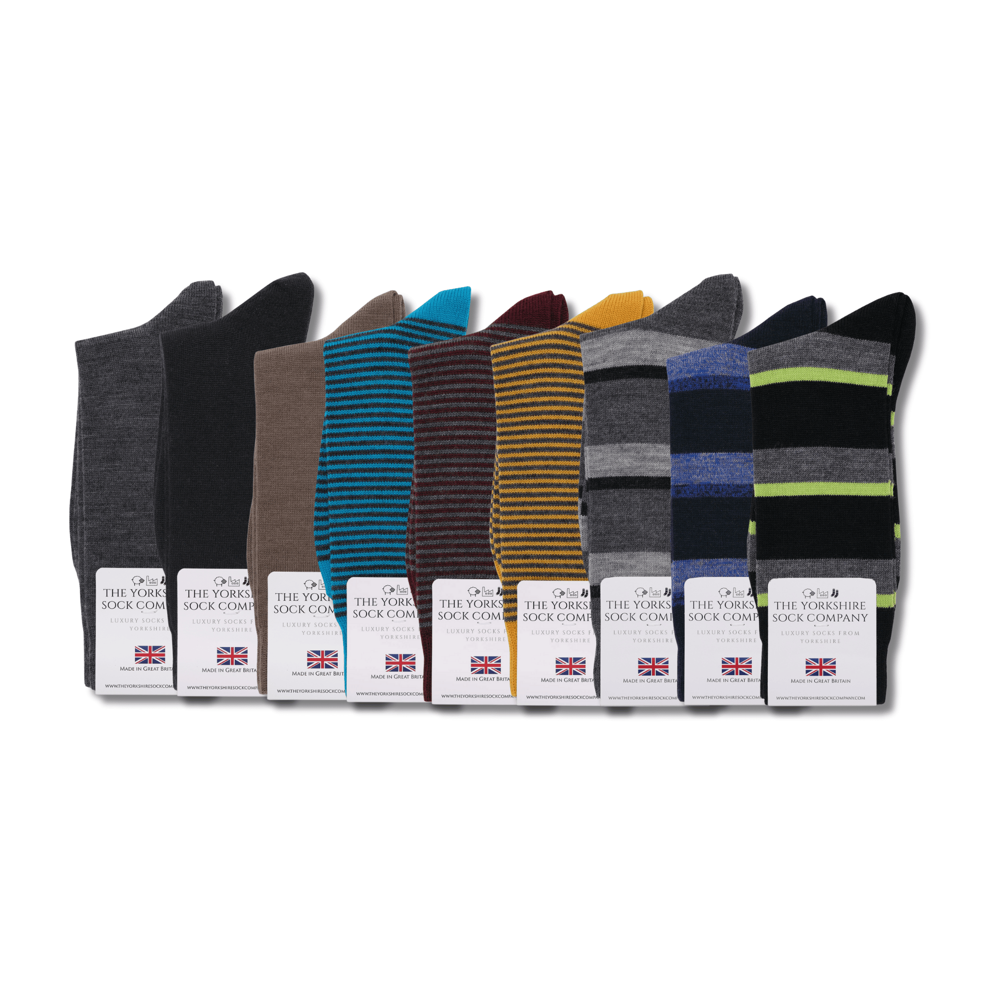 Everyday Merino Socks Selection - 9 Pair Gift Bundle (£12 per pair)