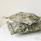 THE Beeswax Bag - Olive Heritage Floral