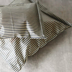 THE Beeswax Bag-Navy Stiped