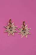 Peaceful Sun Hoop Earrings
