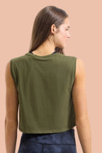 FLOW Organic Cotton Cropped Tank Top