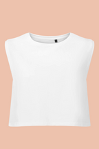 FLOW Organic Cotton Cropped Tank Top