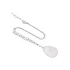Selene Fine Silver Pendant Necklace Mother of Pearl