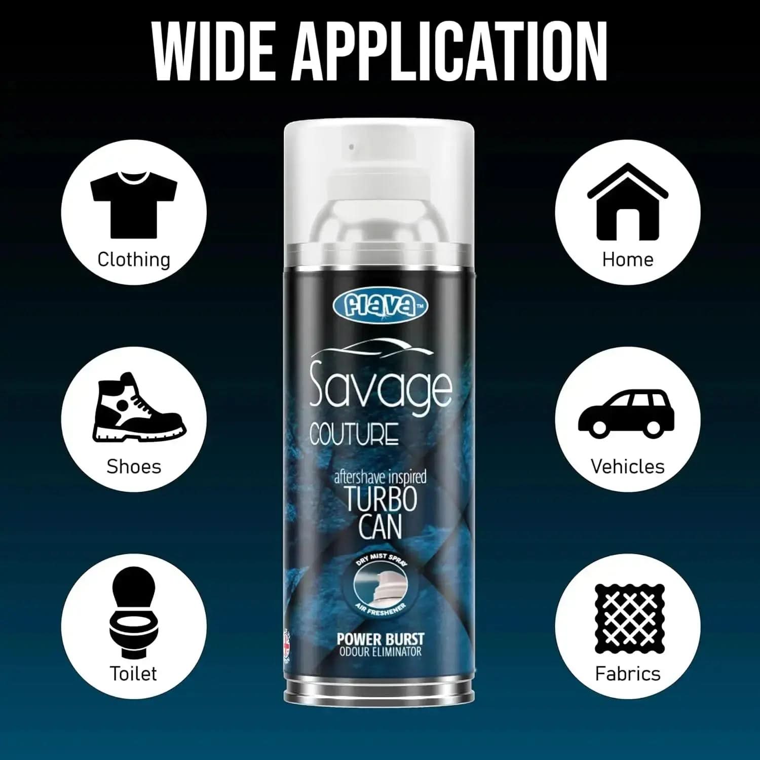 Flava Couture Turbo Can Spray - Savage