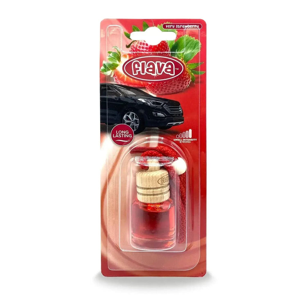 Flava Wood Scent Car Air Freshener - Very Strawberry