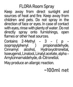 FLORA - Sweet Pea, Hyacinth and Rose - Room spray - 100ml