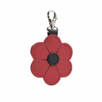 Flower bag charm - Red Poppy