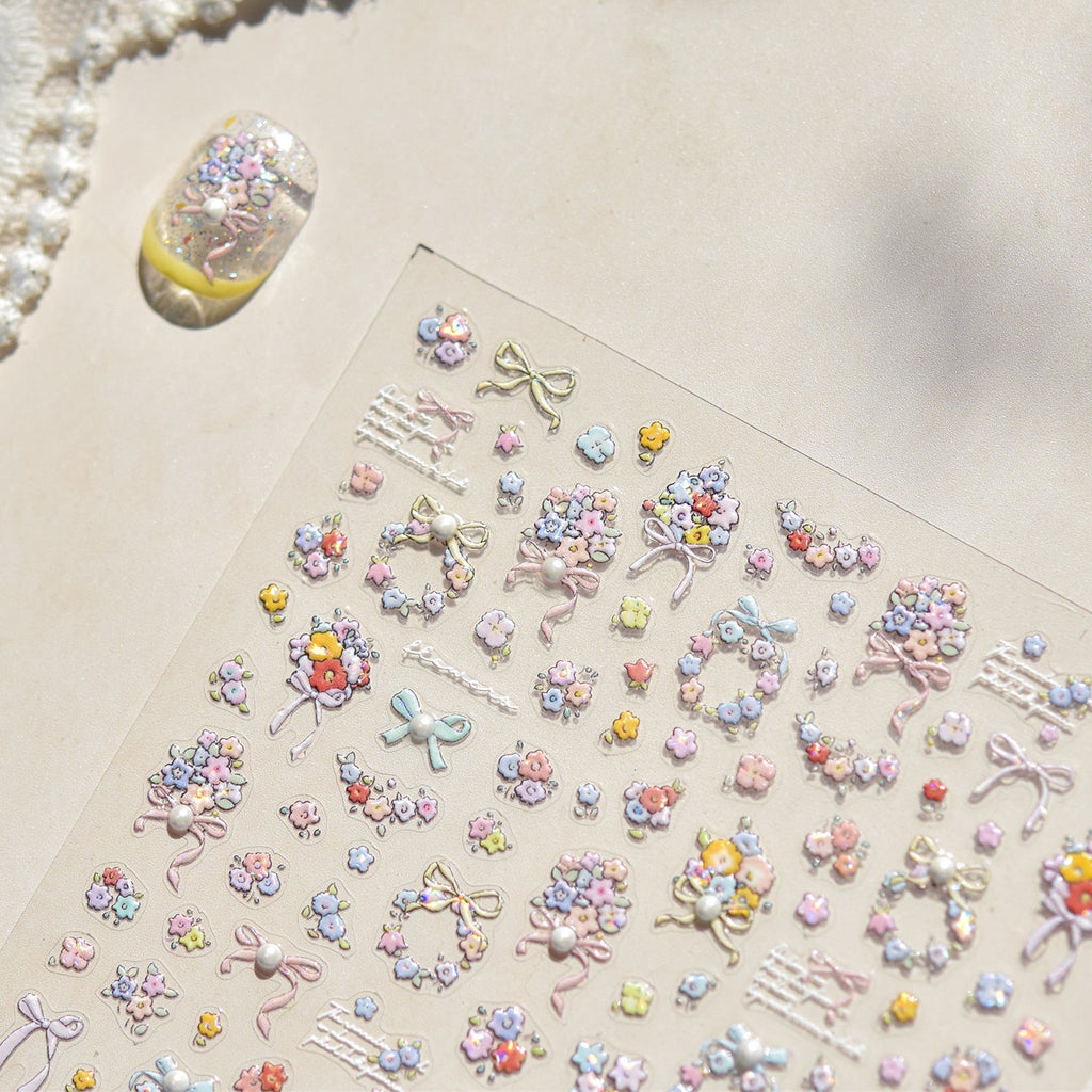 Hello Claws | Blossom And Pearl Nail Deco Sticker