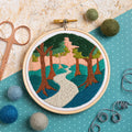 Forest Walk Landscape Mini Embroidery Kit for Beginners