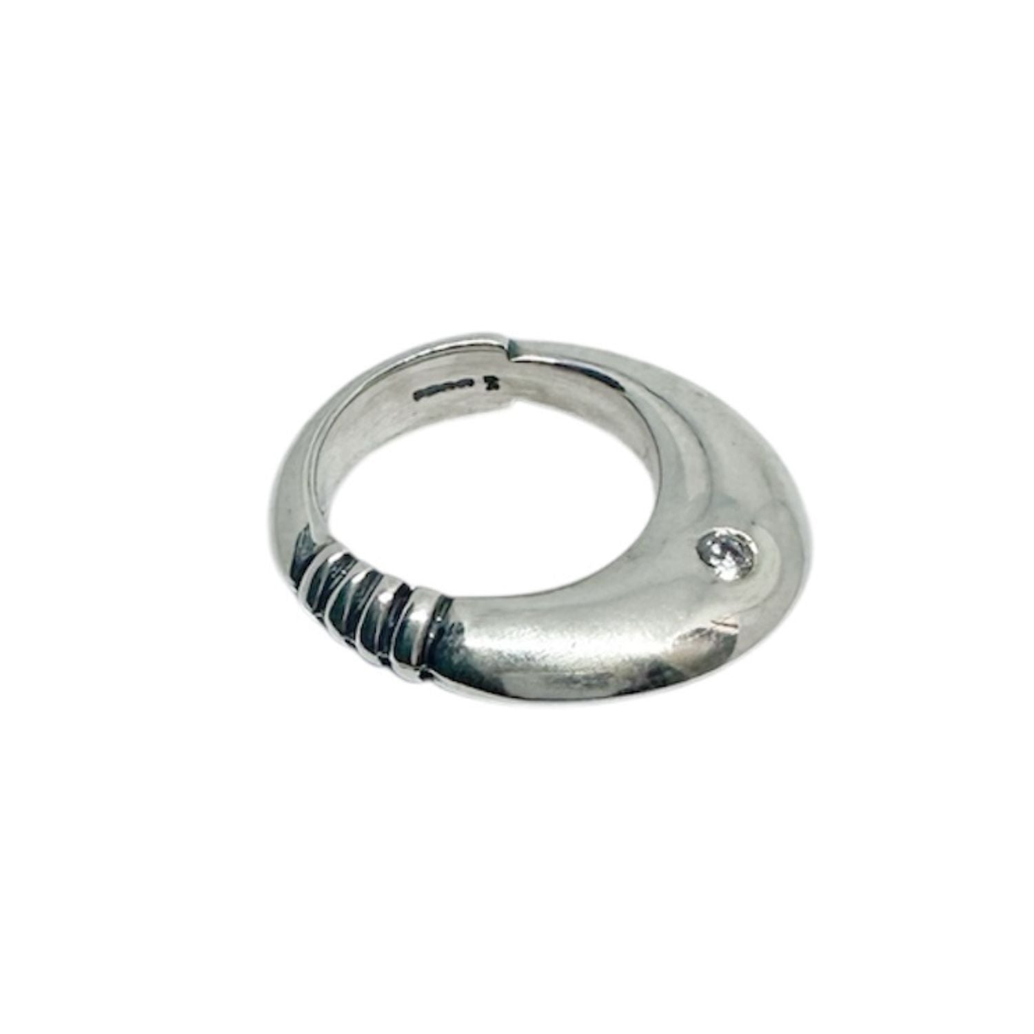 Fountain Ring – Sterling Silver 925 with Rubies or Cubic Zirconia