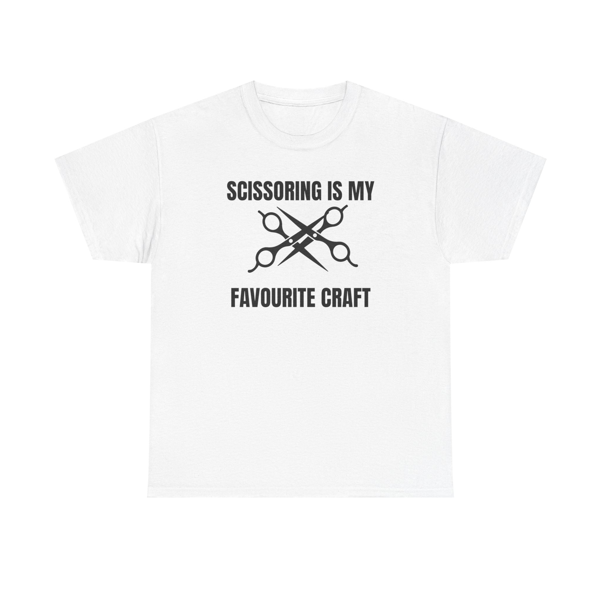 "Scissoring is my favourite craft" T-Shirt