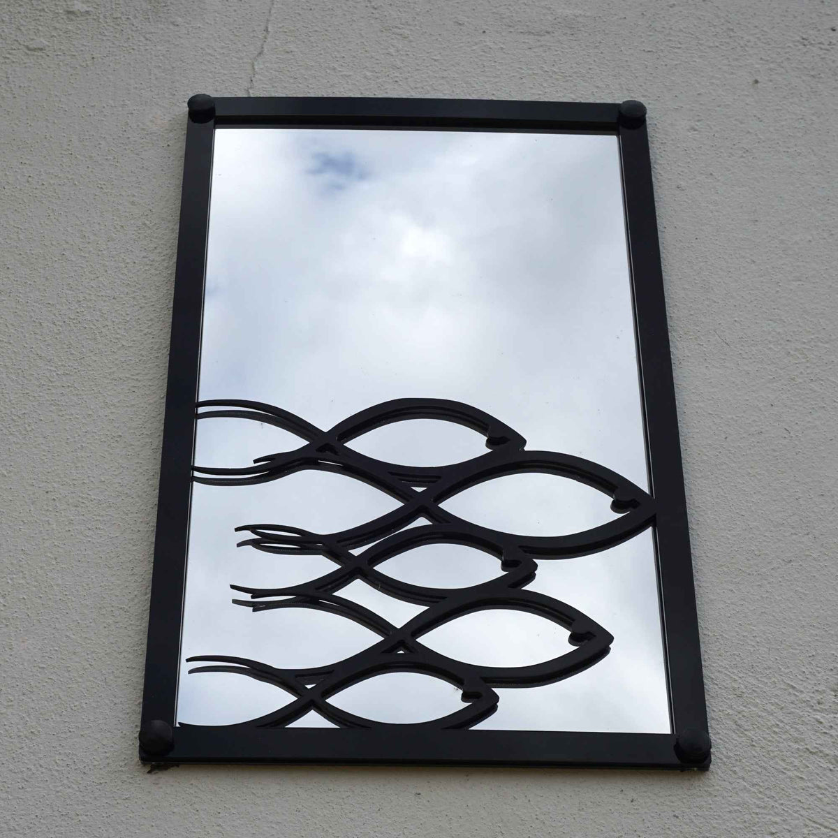 Swimming Fish Garden Mirror