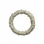 Champagne Silk Scrunchie - Skinny