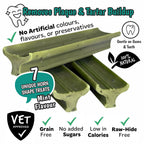 Gently Dently- Fresh Breath Mint Dental Treats for Dogs 175g