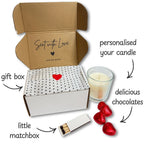 Personalised Sending You A Great Big Cozy Hug In A Jar Candle Gift Set | Family, Friends