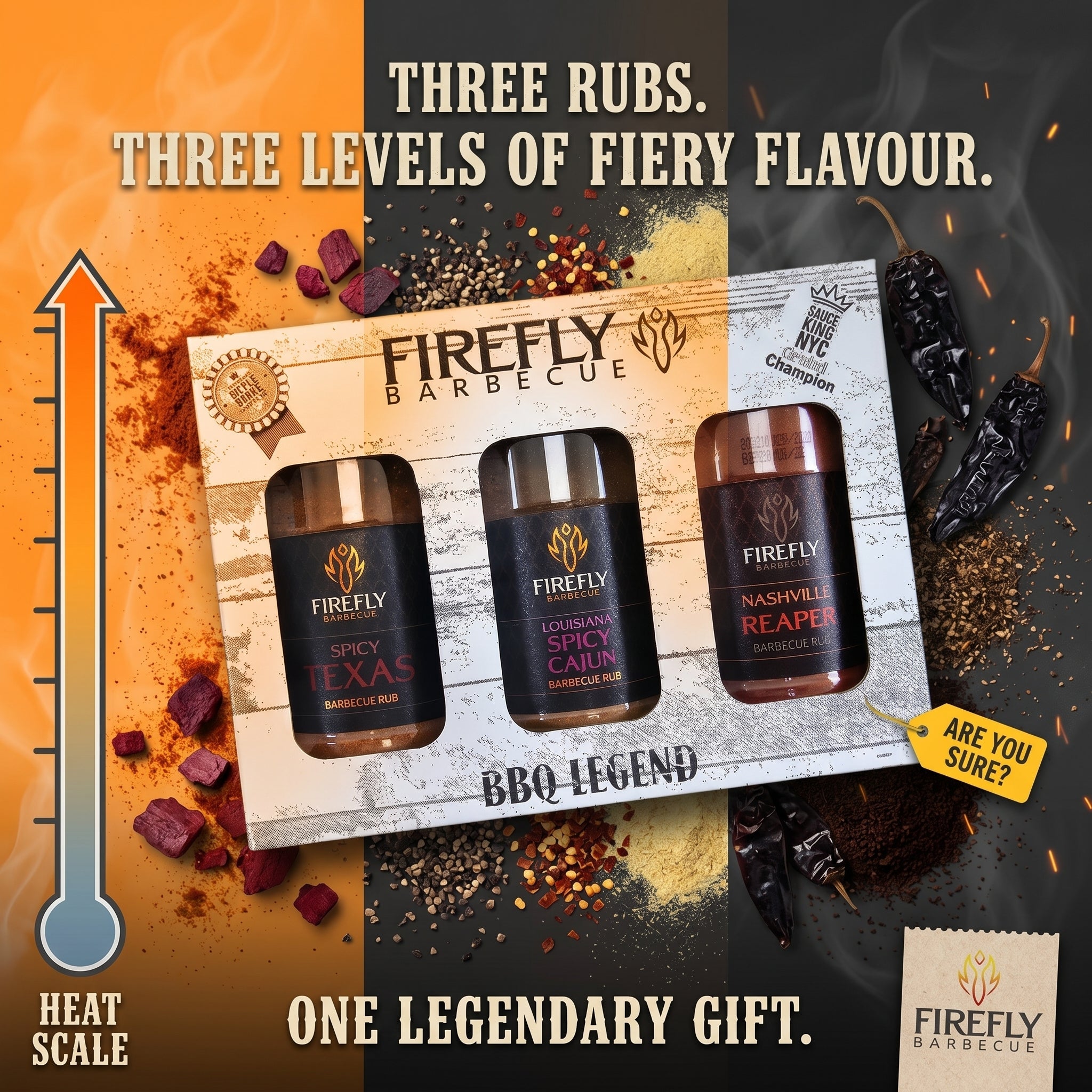 BBQ Legend - Spicy BBQ Rub Gift Pack