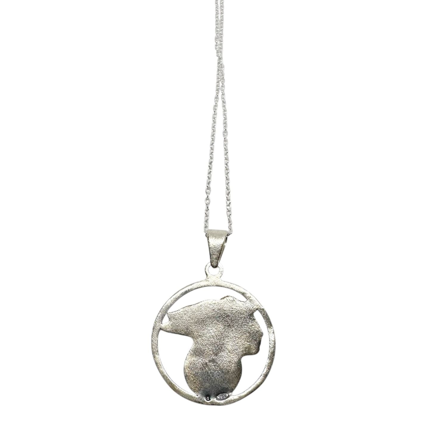 Goddess of Fortune Pendant Necklace – Handmade Recycled Sterling Silver 925 – Roman Mythology