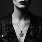 Goddess of Fortune Pendant Necklace – Handmade Recycled Sterling Silver 925 – Roman Mythology